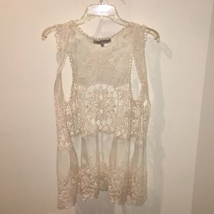 LF Lace Vest One Size